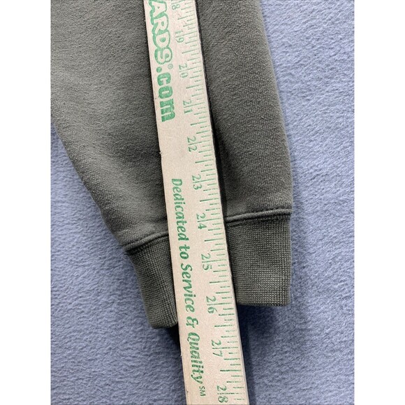 Carhartt Full Zip Fleece Hoodie Men Loose Fit Pockets Olive Green Worker Size XL - Picture 8 of 16